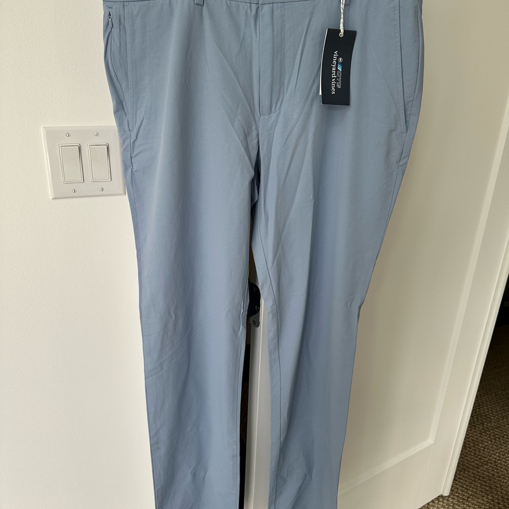 Vineyard Vines OTG Light Blue Pants NWT Size 34x32